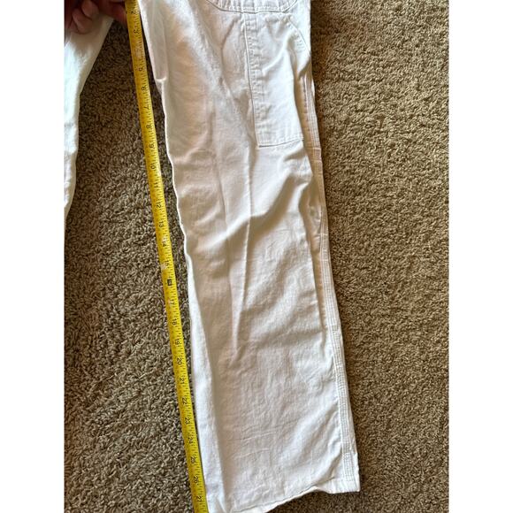 Dickies 36x34 White Painted Painters Workwear Carpenter Pants - Picture 8 of 10
